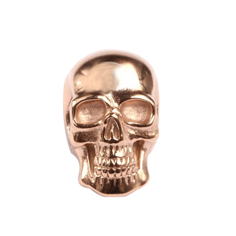 Rose Gold Color Stainless Steel Skull Link