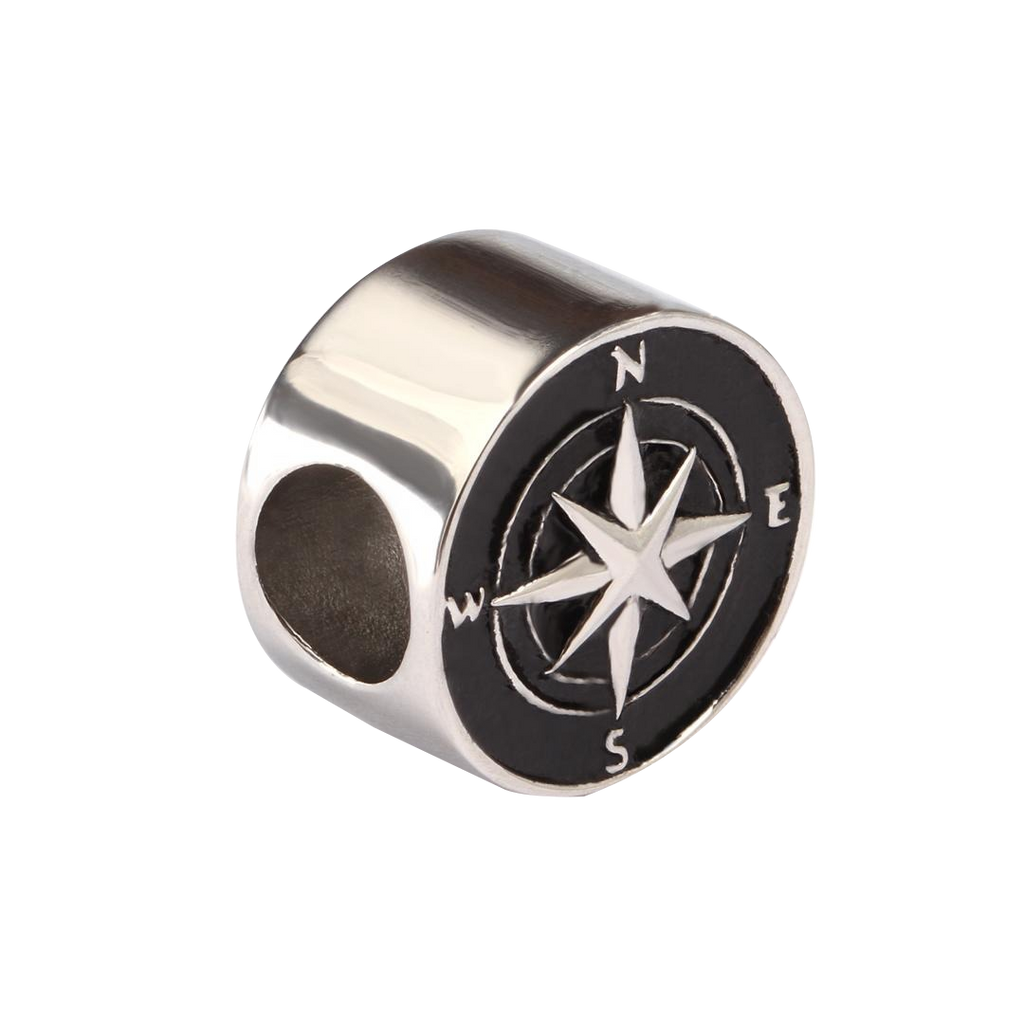 Compass Stainless Steel Link – World Fashion Jewelers