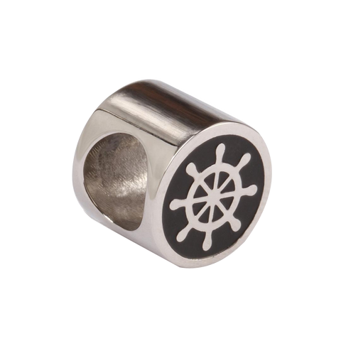 Ship Wheel Stainless Steel Link