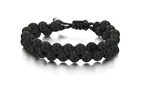 Mens-lava-bead-bracelet
